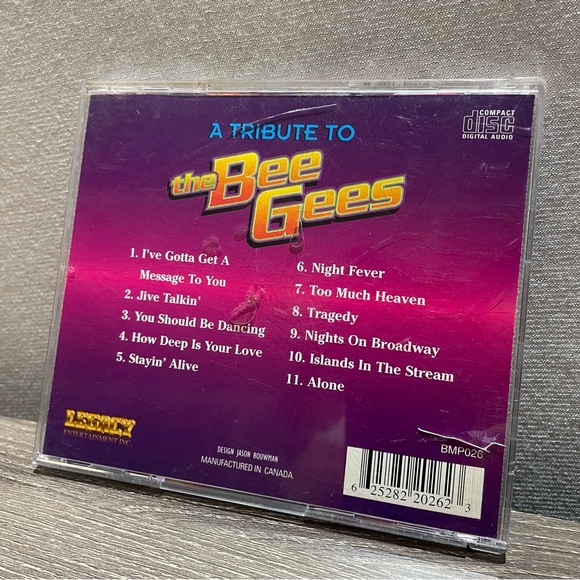 A TRIBUTE TO THE BEE GEES CD Music Playlist - Picture 2 of 4